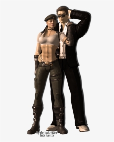 Sonya And Johnny Cage By Yneziinha Johnny Cage, Sonya - Sonya Y Johnny Cage, HD Png Download, Transparent PNG