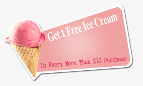 Ice Cream Banner - Ice Cream Cone, HD Png Download, Transparent PNG