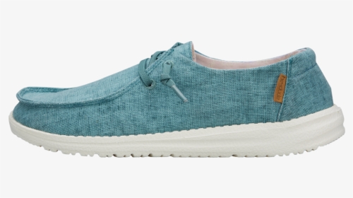 Hey Dude Wendy Chambray Aqua Shoe - Slip-on Shoe, HD Png Download, Transparent PNG