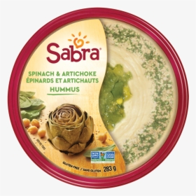 Sabra 10oz Spinach Artishoke Top View - Hummus Store Bought, HD Png Download, Transparent PNG