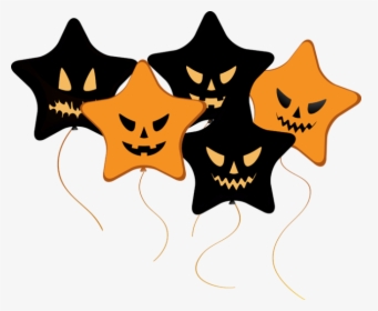 Signs, Masks And More - Halloween Balloons Clip Art, HD Png Download, Transparent PNG