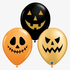 Halloween Balloons With Faces, HD Png Download, Transparent PNG