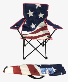 American Flag Pattern Camping Outdoor Folding Beach - Folding Chair, HD Png Download, Transparent PNG