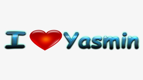 Yasmin Love Name Heart Design Png - Heart, Transparent Png, Transparent PNG