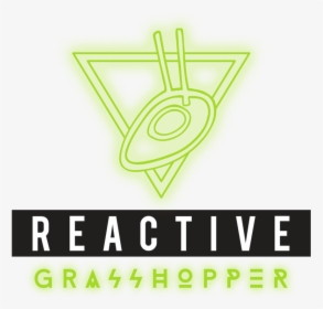 Reactive Grasshopper Logo Glow - Graphic Design, HD Png Download, Transparent PNG