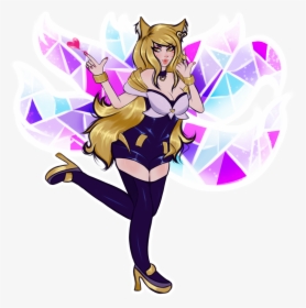 Easy Ahri Drawing, HD Png Download, Transparent PNG