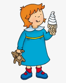 Caillou Personajes Rosie - Rosie Caillou Png, Transparent Png, Transparent PNG