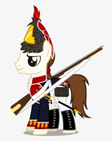 It Comes With A Saber And Musket For Added Decorations - Mlp Army Uniform, HD Png Download, Transparent PNG