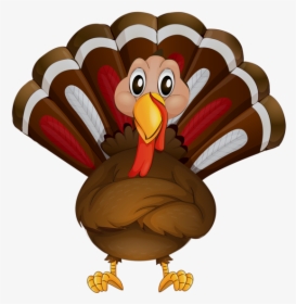 Turkey Bird Png - Transparent Background Thanksgiving Clipart, Png Download, Transparent PNG