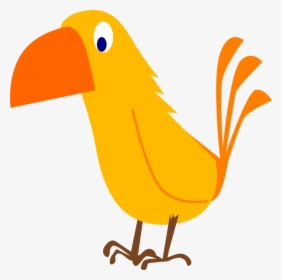 Bird Svg Clip Arts - Bird Cartoon Transparent Background, HD Png Download, Transparent PNG