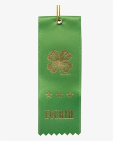 Green Fourth Place Ribbon - Christmas Ornament, HD Png Download, Transparent PNG
