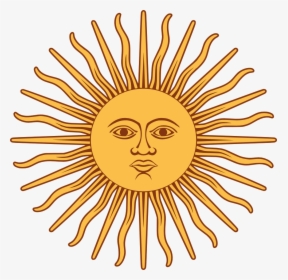 Sol De Mayo-bandera De Argentina - Sun On The Argentina Flag, HD Png Download, Transparent PNG