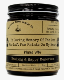 In Loving Memory Of The One Who Left Paw Prints On - Meetings That Could Be An Email Candle, HD Png Download, Transparent PNG