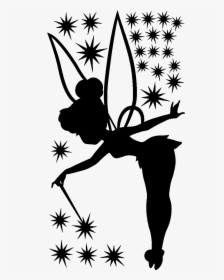 Transparent Tinkerbell Silhouette Png, Png Download, Transparent PNG