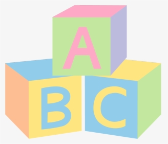 Infant Clipart Abc - Baby Blocks Clipart Transparent Background, HD Png Download, Transparent PNG