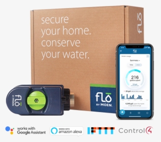 Flo By Moen Total Home Water Monitoring And Security - Ifttt, HD Png Download, Transparent PNG
