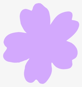 Light Purple Flower Svg Clip Arts - Light Purple Flower Clipart, HD Png Download, Transparent PNG
