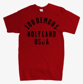 100 Demons Holyland - King Crimson Red T Shirt, HD Png Download, Transparent PNG