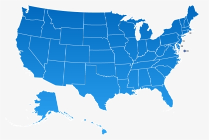 Select A State - Blue Us Map Png, Transparent Png, Transparent PNG