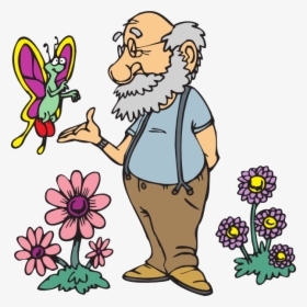 Butterfly Man Clipart - Three Old Men Story, HD Png Download, Transparent PNG