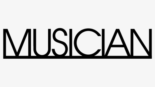 Musician Logo Black And White - Musician, HD Png Download, Transparent PNG