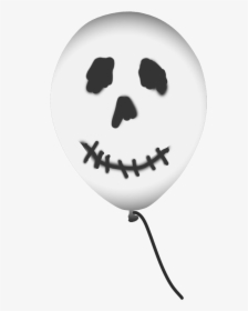 Grey Halloween Ballloon Clipart - Smile, HD Png Download, Transparent PNG