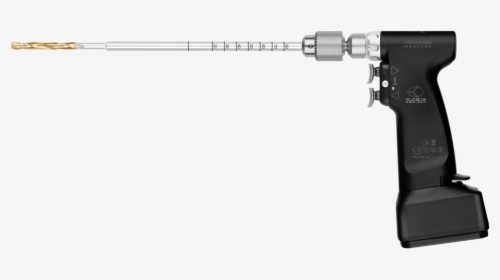 Globus Power™ Cannulated Drill Attached To Driver - Pneumatic Drill, HD Png Download, Transparent PNG