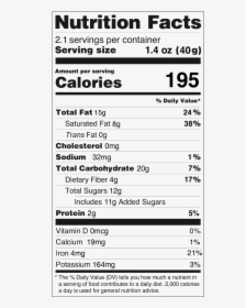 Nutrition Facts 7 A Christmas Carol Dark - Mashed Potatoes Nutrition Facts, HD Png Download, Transparent PNG