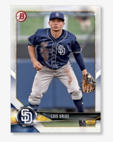 Luis Urias 2018 Topps Bowman Baseball Paper Prospects - Baseball Player, HD Png Download, Transparent PNG