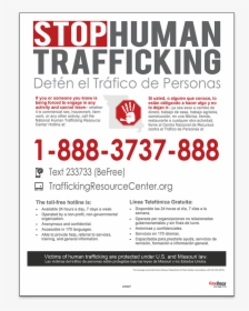 Human Trafficking Hotline Poster, HD Png Download, Transparent PNG