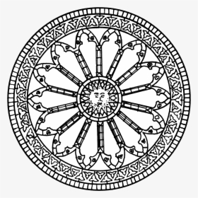 Rose Window - Round Table Ladies Circle, HD Png Download, Transparent PNG