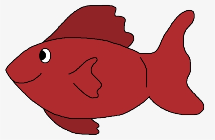 Red Clip Art - Clip Art Red Fish, HD Png Download, Transparent PNG