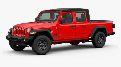 2019 Jeep Gladiator Sport - Red Jeep Gladiator Rubicon, HD Png Download, Transparent PNG