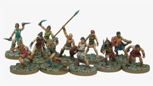 Gangs Of Rome Grouped Fighters Gladiator - Gangs Of Rome Miniatures, HD Png Download, Transparent PNG