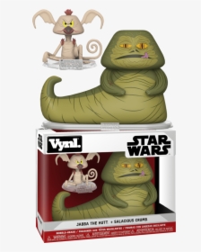 Jabba The Hutt & Salacious Crumb Vynl - Vynl Star Wars Jabba And Salacious Crumb, HD Png Download, Transparent PNG