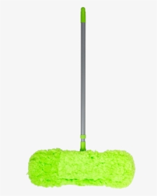 Shine Deluxe Microfibre Feather Flat Mop Silver/lime - Miniature Golf, HD Png Download, Transparent PNG
