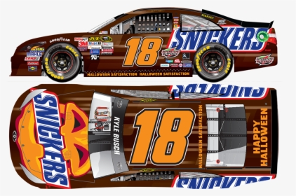 Kyle Busch Diecast 18 2016 Snickers Halloween 1/24 - Kyle Busch Snickers Car, HD Png Download, Transparent PNG
