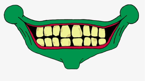Colored Creepy Smile - Creepy Smile Png, Transparent Png, Transparent PNG