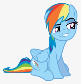 Rainbow Dash Smile Png Banner Black And White Library - Transparent Background Rainbow Dash, Png Download, Transparent PNG