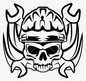 Vector Skulls Mechanic - Skull With Wrenches Svg, HD Png Download, Transparent PNG