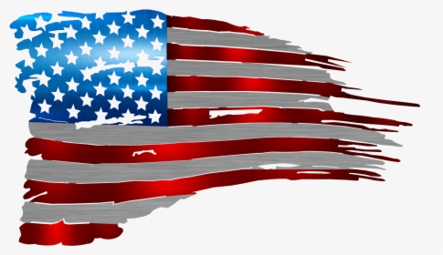 Torn American Flag Png - Cattaraugus County Sheriff, Transparent Png, Transparent PNG