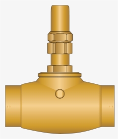 62325 Straight Balancing Valve 1in Female Sweat - Plumbing Valve, HD Png Download, Transparent PNG