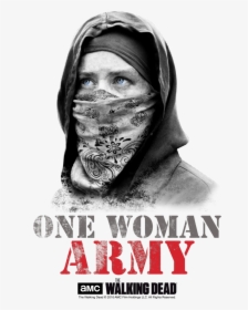 One Woman Army Walking Dead, HD Png Download, Transparent PNG