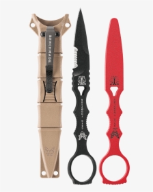 Benchmade Socp Dagger Combo Blade Knife With Trainer - Benchmade Throwing Knives, HD Png Download, Transparent PNG