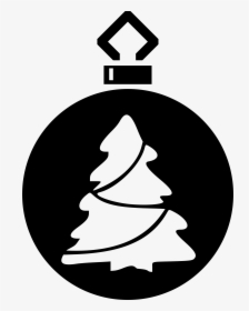 Jack O Lantern Christmas Tree Christmas Ornament Christmas - Simple Christmas Ornaments Silhouette, HD Png Download, Transparent PNG