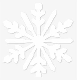 Snowflake Png Elephant Clipart - Transparent White Snowflake Png, Png Download, Transparent PNG
