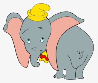 Dumbo Clipart - Elephant Cartoon Big Ears, HD Png Download, Transparent PNG