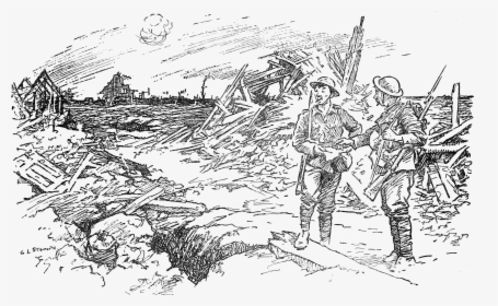Punch S History Of The Great War P196 - Illustration, HD Png Download, Transparent PNG