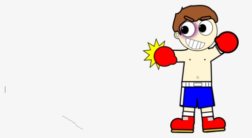 Cartoon Boxer Man - Boxer Clipart Png, Transparent Png, Transparent PNG