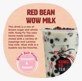 Redbeanback - Kung Fu Tea Wow Milk, HD Png Download, Transparent PNG